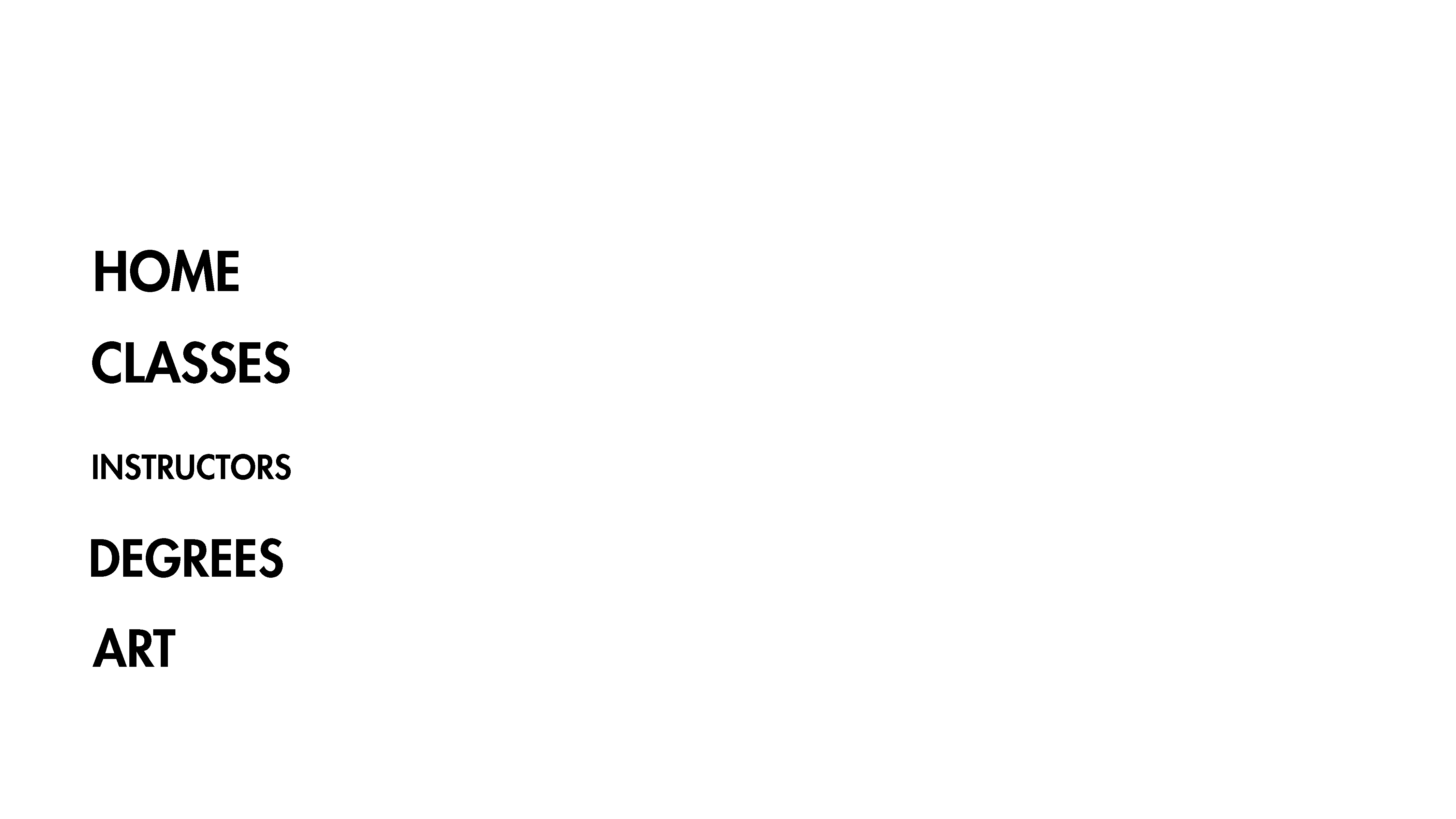 Menu Overlay